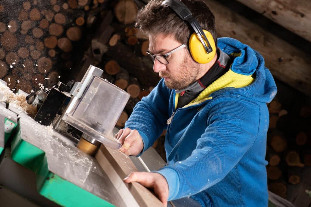 Fraisage du noyau avec le gabarit