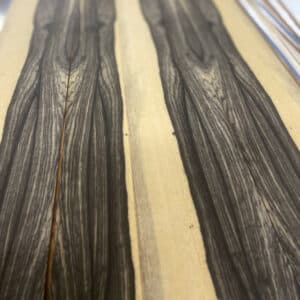 Placage de bois d'ébène blanc