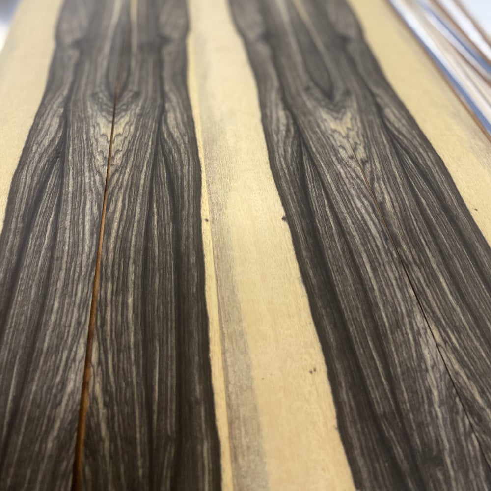 Placage de bois d'ébène blanc